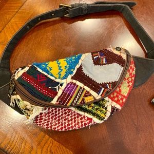 Earthbound trading co Fanny pack. Adjustable with a belt. Small pocket inside.